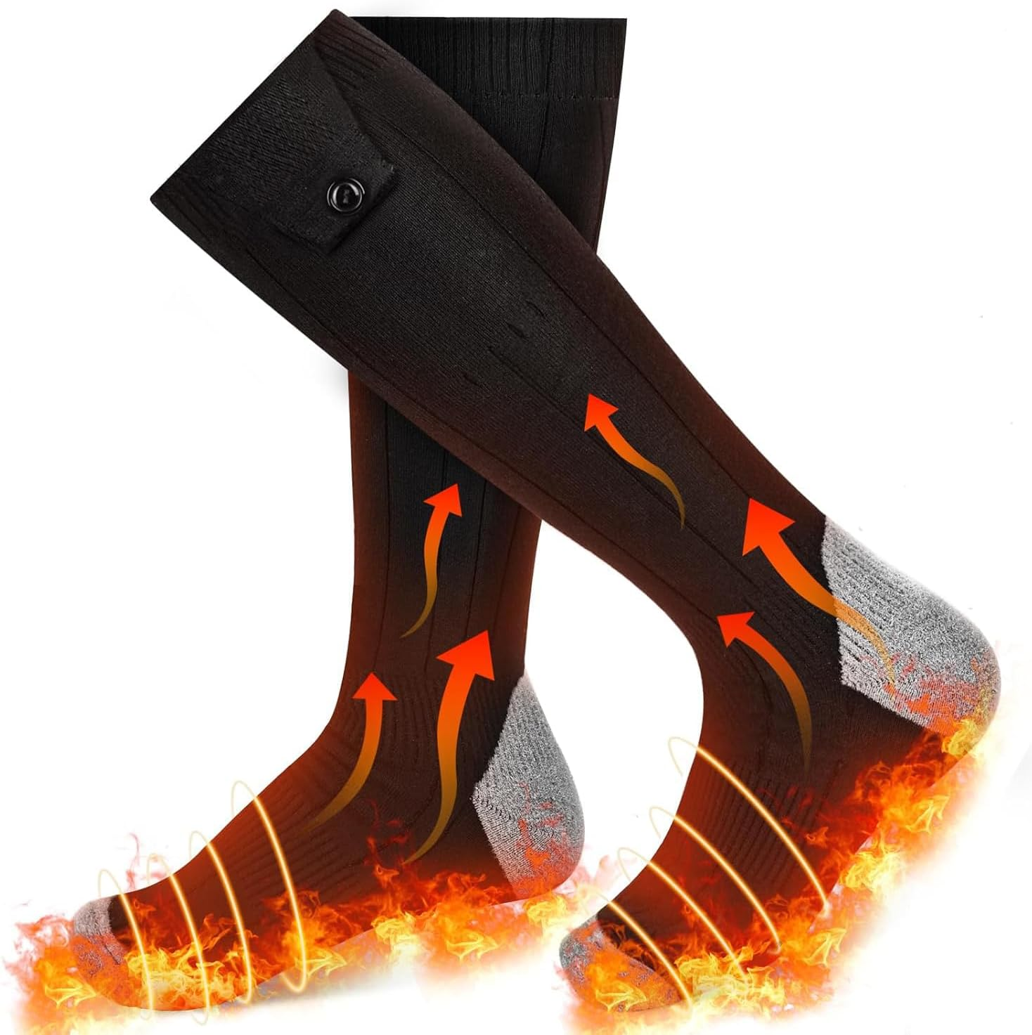 Heated Sock for Men Women, Rechargeable 6000Mah*2 Battery Electric Socks with APP Control, Laundry Bag,Washable Thermal Socks for Winter Outdoor Skiing Fishing Camping Hiking Hunting Cycling image number 5