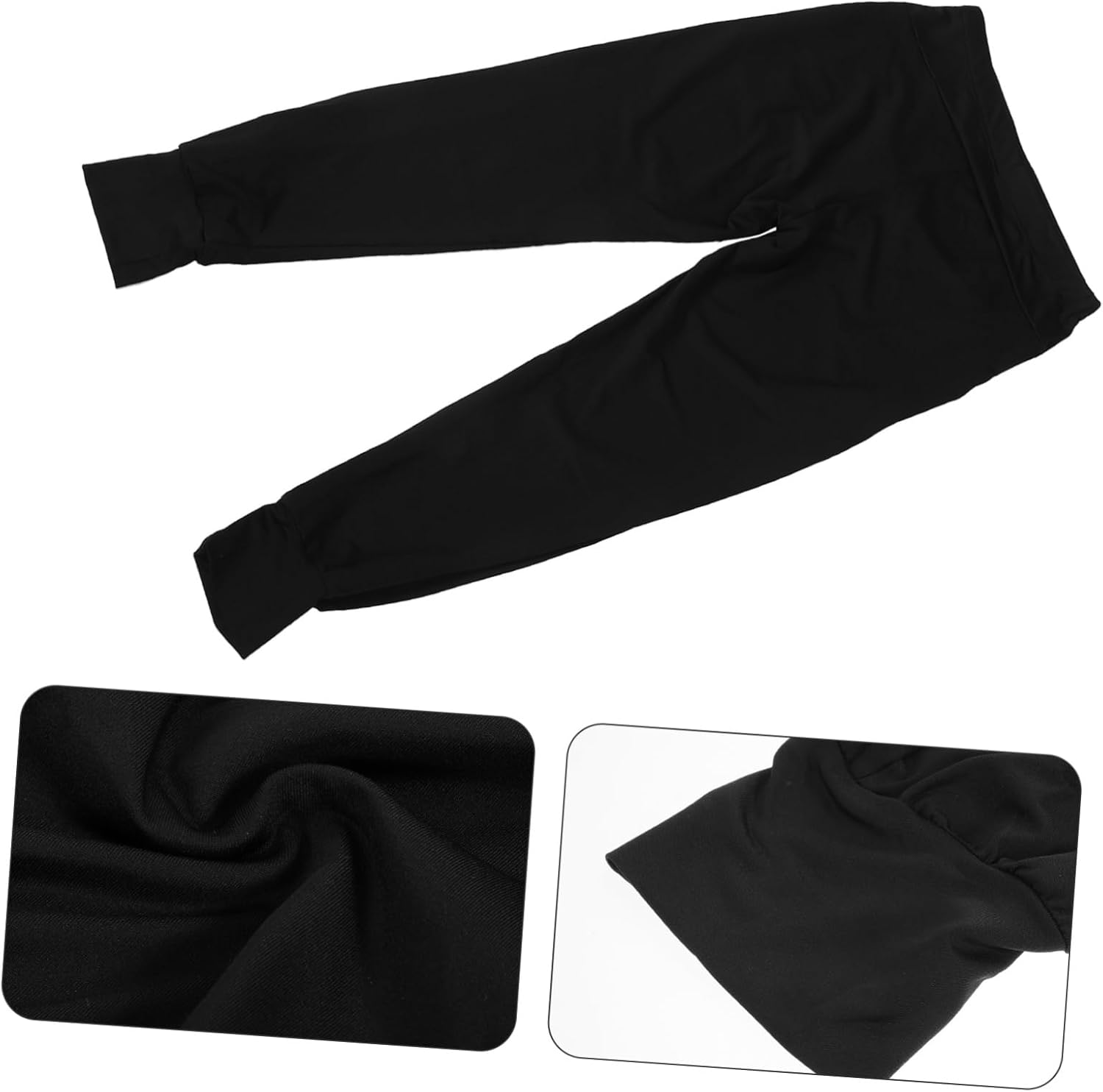 Maternity Workout Pants Black L Seamless High Waisted Yoga Leggings Women Pregnancy Activewear Comfortable Summer Sports Trousers image number 3
