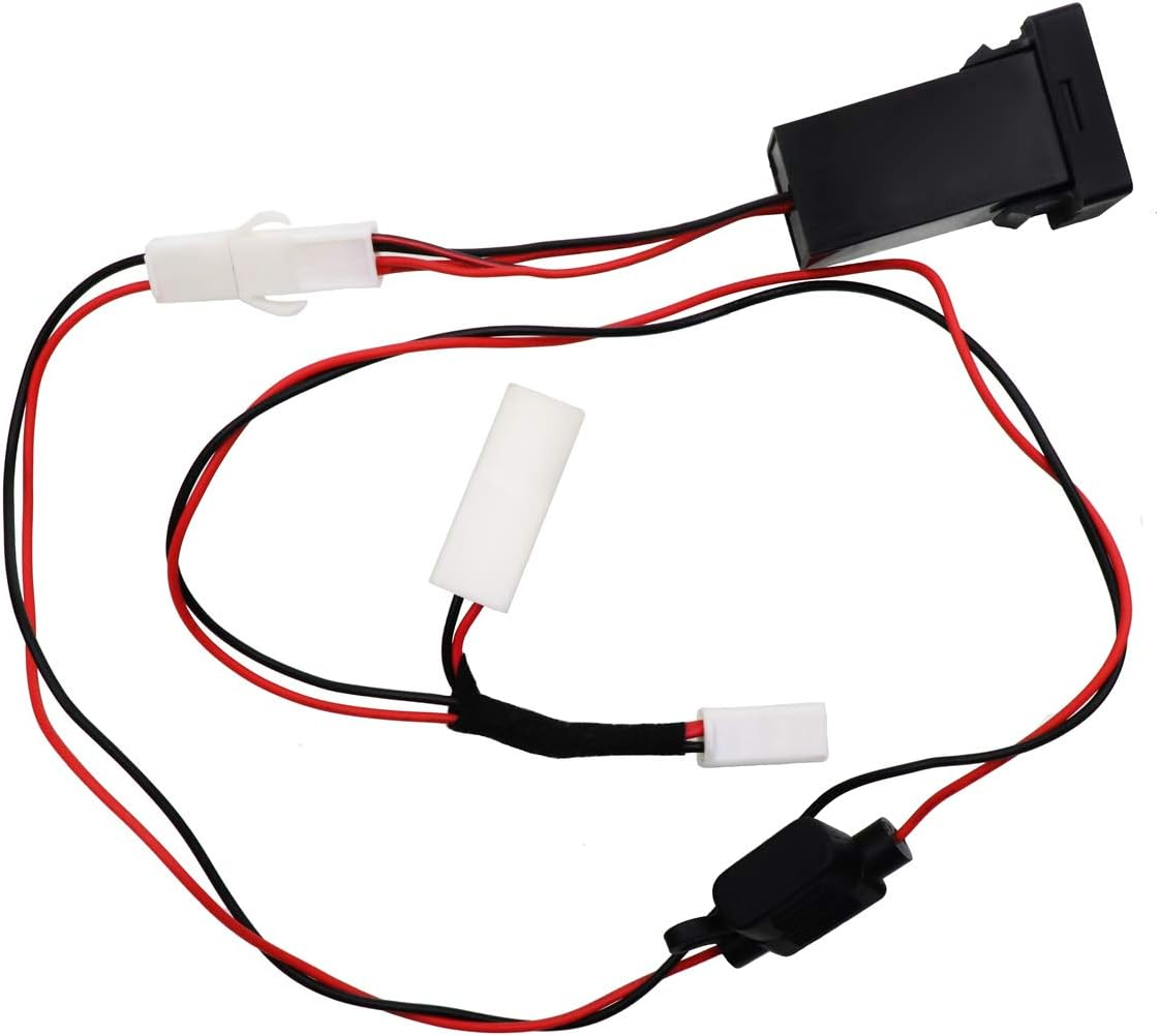 QC3.0 Dual USB Power Socket, Quick Charge Car Charger USB Adapter for Smart Phone PDA Ipad Iphone Android GPS Suitable for Toyota (Type B)