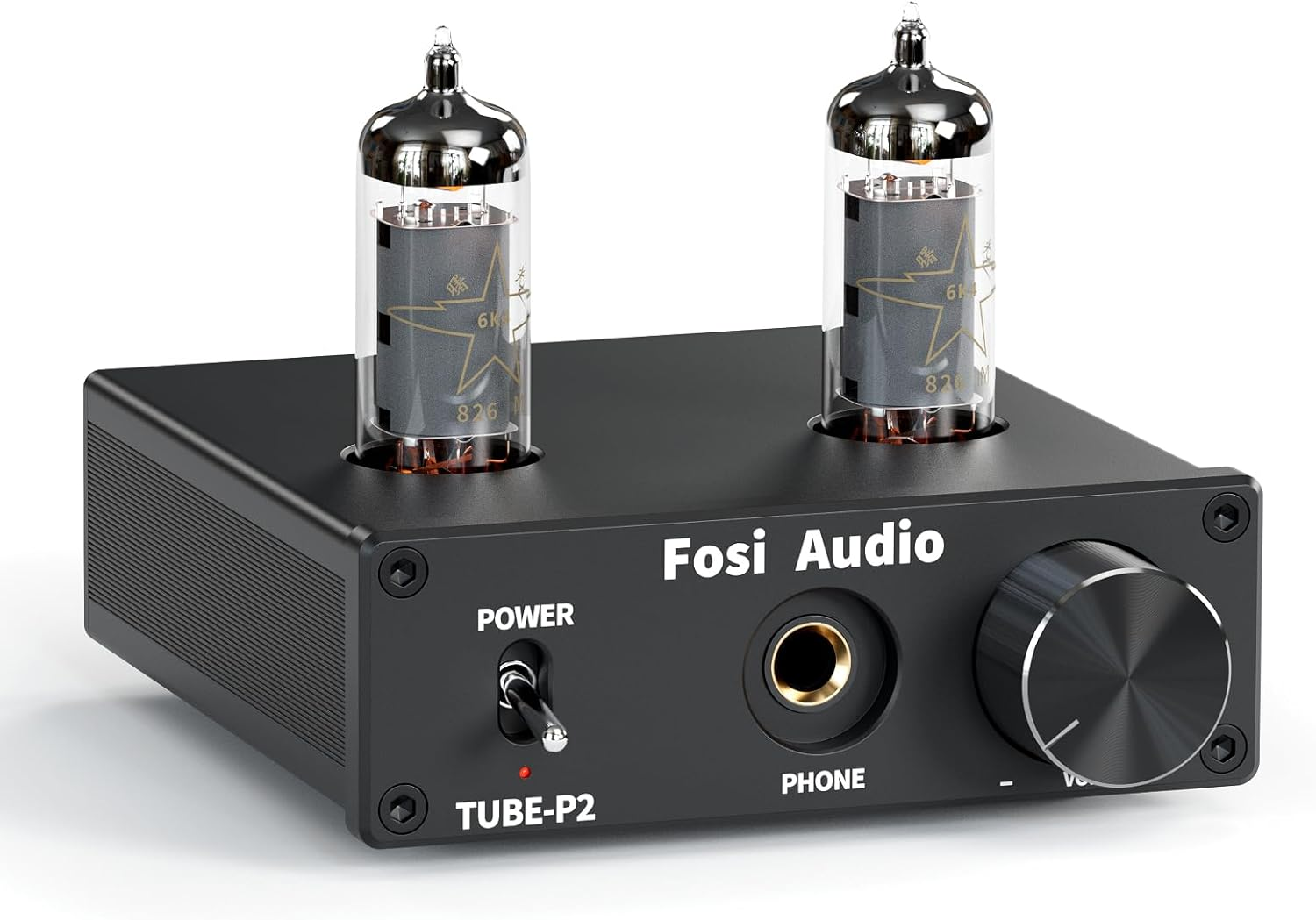 Fosi Audio P2 Headphone Amplifier Vacuum Tube Headphone Amp Mini Hi-Fi Stereo Audio with Low Ground Noise Output Protection image number 6