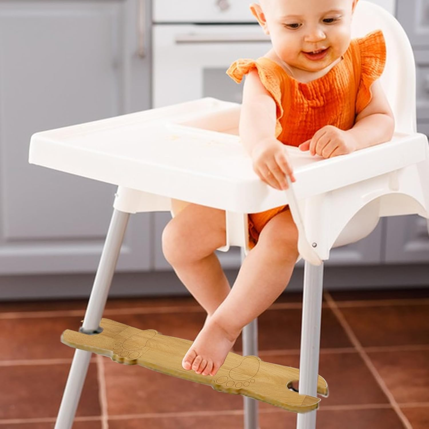 High Chair Foot Rest, Adjustable Non-Slip Baby Highchairs Footrest, Universals Foot Rest Highchair Accessories for Antilo P and Most High Chair - 01 image number 4