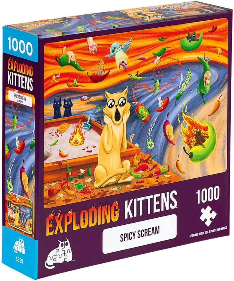 Exploding Kittens PSLOTH-1K-6 Puzzle, Multi