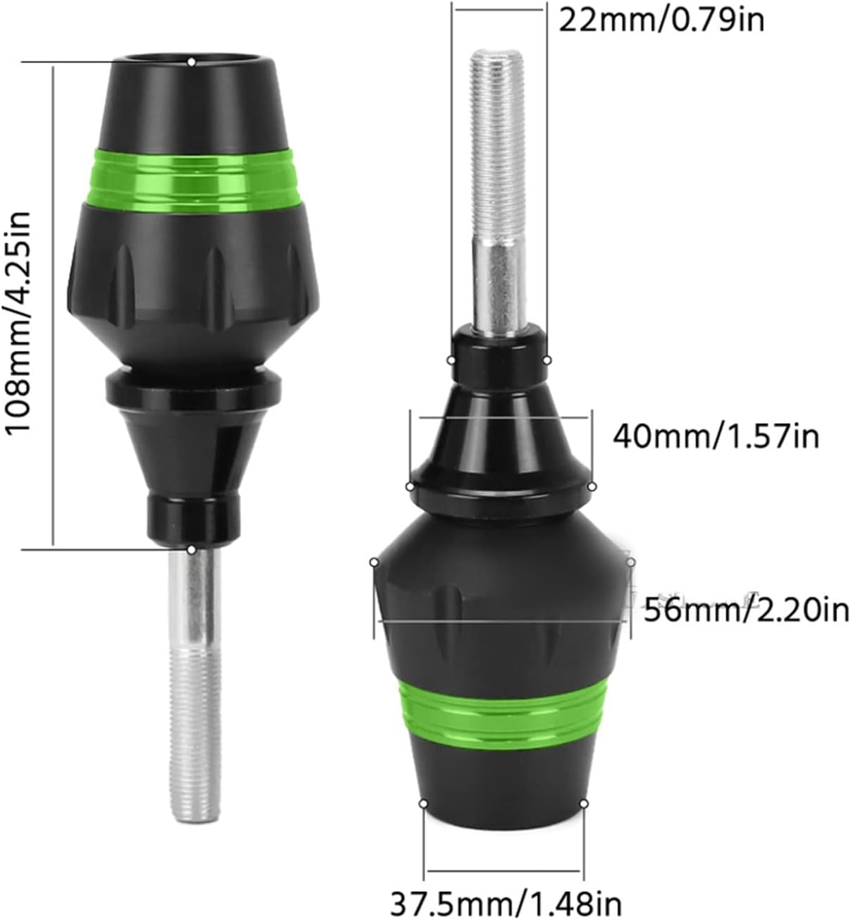 Motorcycle Frame Sliders Crash Protector TDM900A Body Falling Protection Pads Accessories for Yamaha TDM 900 a TDM900 2004 2005 2006 2007 2008 2009 2010 (Color : Gold) image number 2