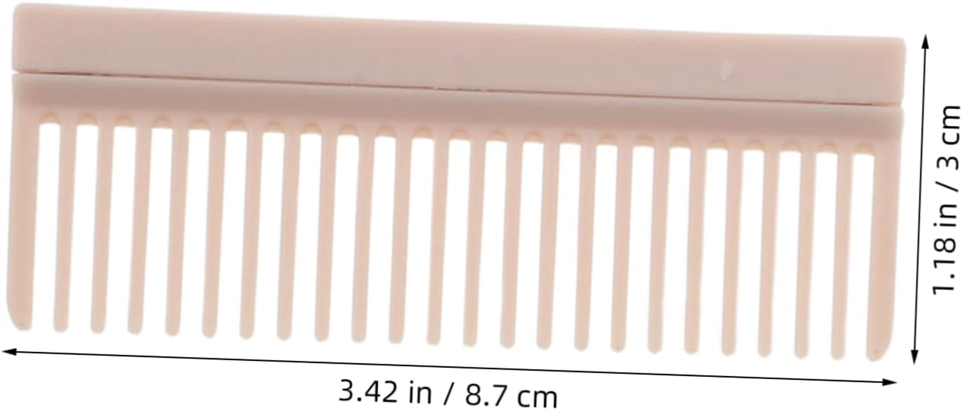 WEKADRIN 2Pcs Heat Resistant Clip Hair Straightener Attachment Comb Detangling Styling Tool for Home and Salon Use Compact Lightweight Design for Travel Carbon Fiber Material