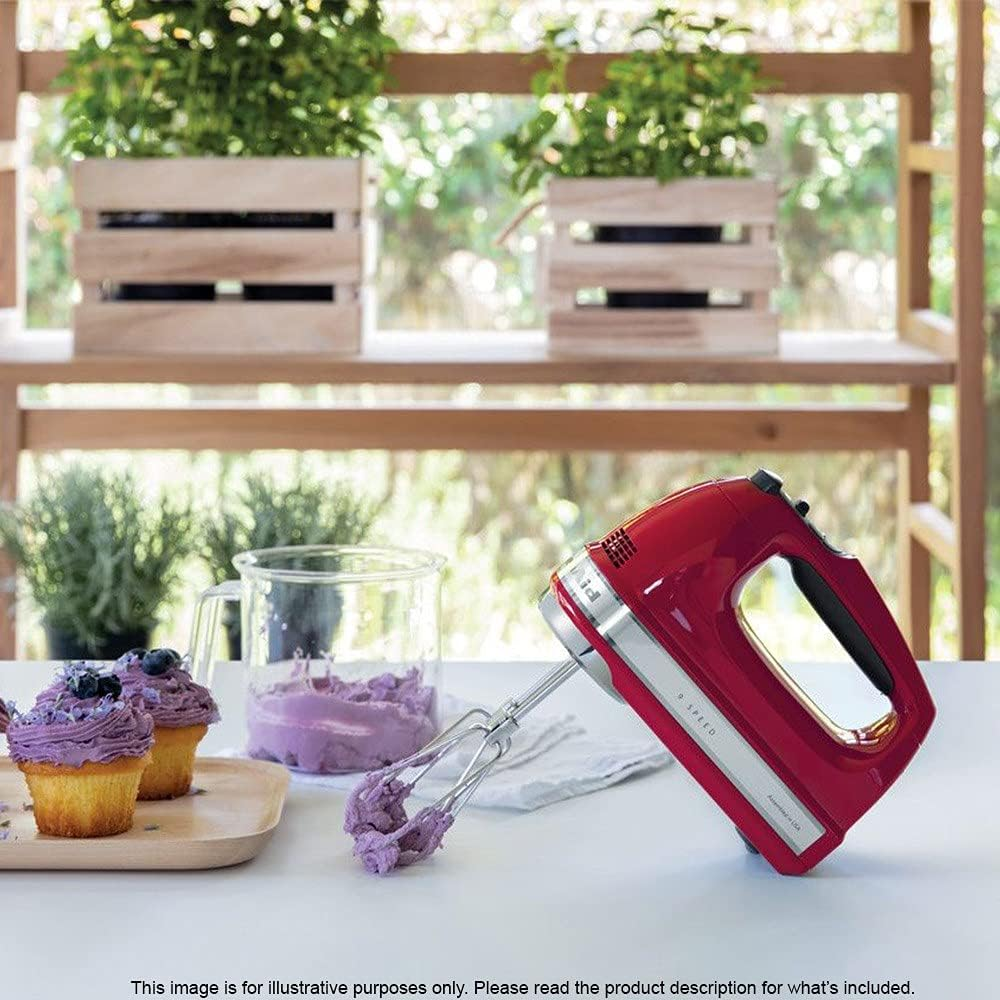Kitchenaid KHM926 9 Speed Artisan Hand Mixer Empire Red