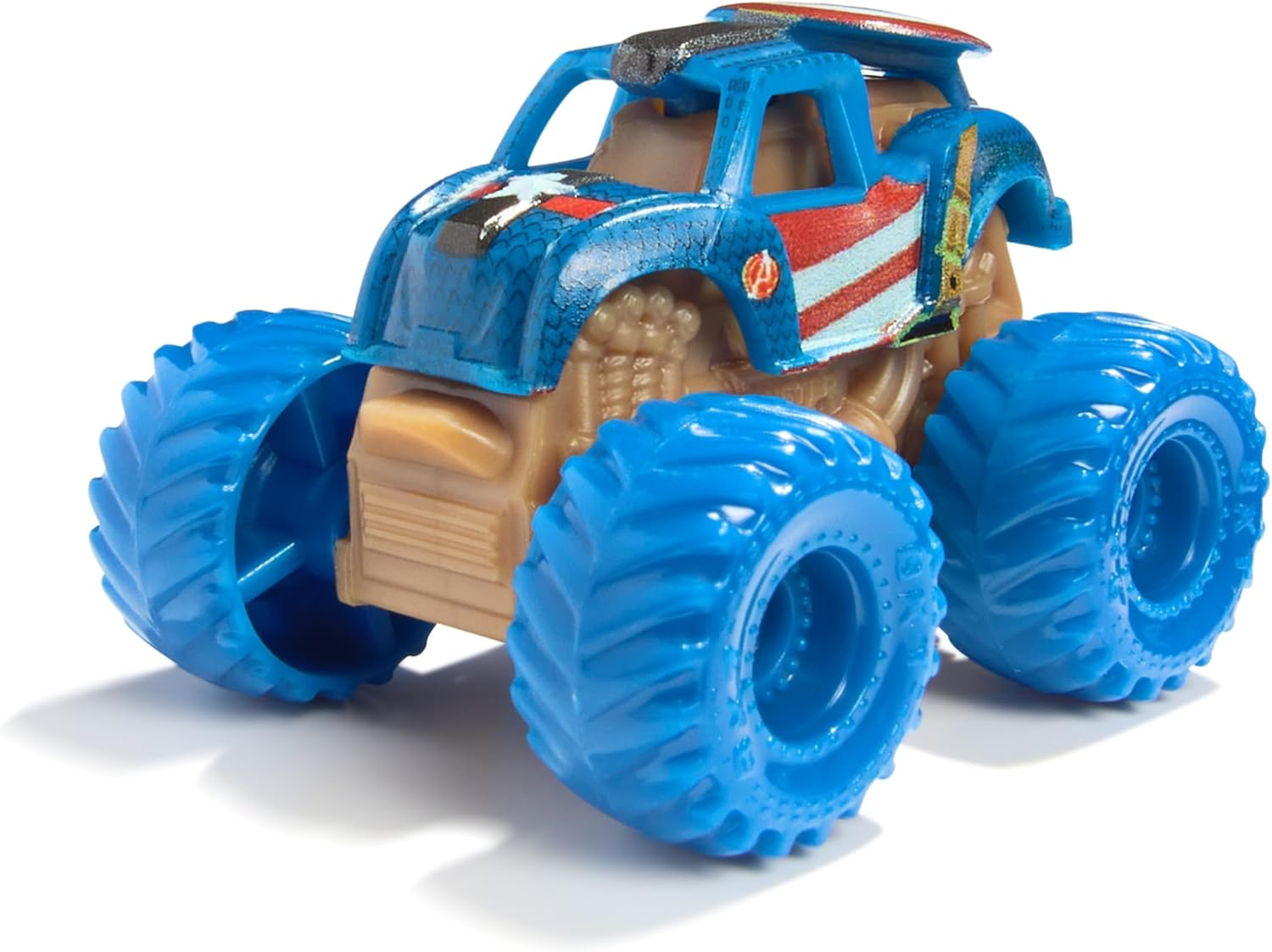 Monster Jam, Marvel Official Mini 5-Pack with Mystery Collectible Monster Truck, 1:87 Scale, Surprise Kids Toys for Boys and Girls Ages 3 and Up