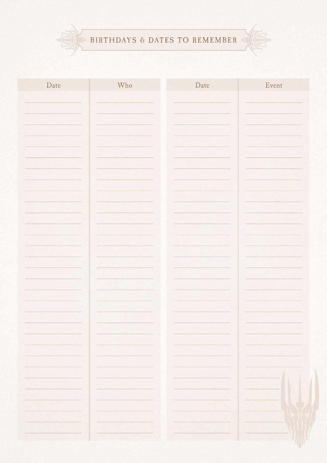 The Lord of the Rings: Red Book of Westmarch Traveler'S Notebook Set: (Refillable Notebook) image number 2