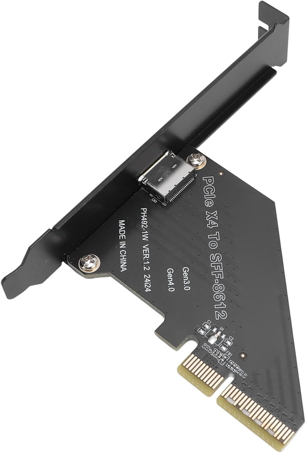 Pcie 4.0 X4 to Oculink SFF 8612 Adapter, SFF 8611 External Graphics Card with Bracket, Host Adapter for Nvme SSD GPU EGPU image number 6