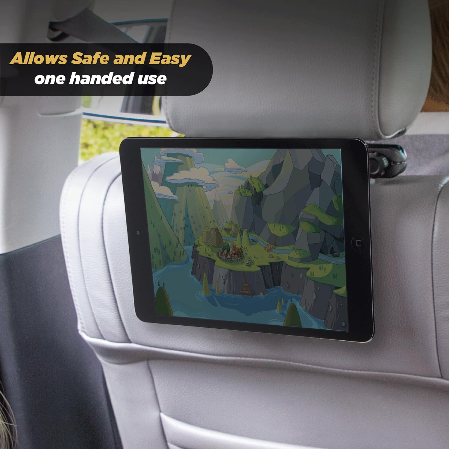 Scosche MAGTHM2 Magicmount Magnetic Rear Seat Headrest Mount,Black image number 6