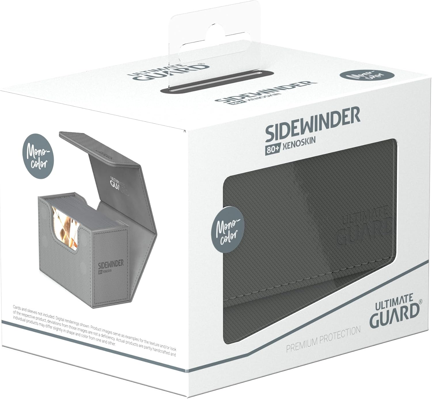 Ultimate Guard Sidewinder 80+ Xenoskin Monocolor Deck Box - Various image number 6