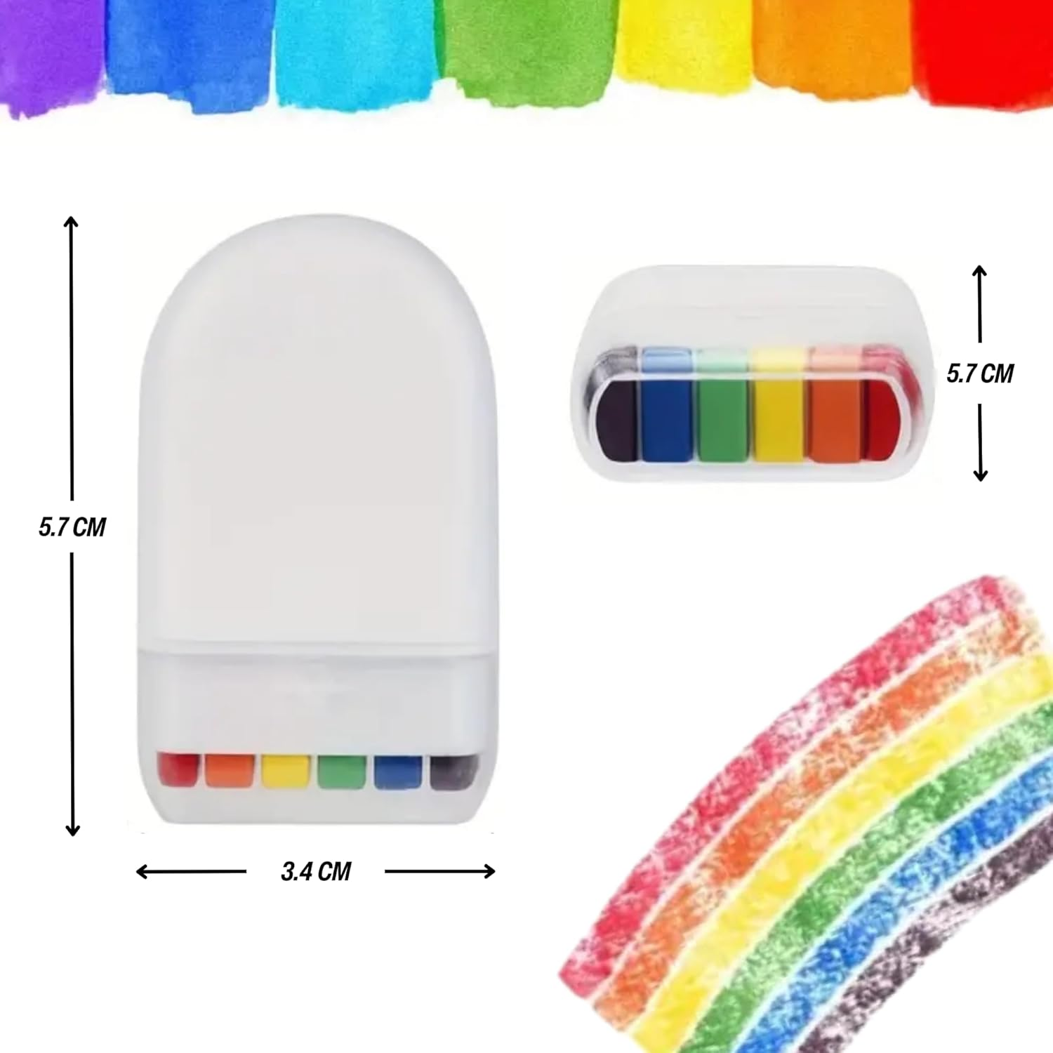 Rainbow Body Face Paint Stick (LGBT, Pride) (5 Pcs) image number 2