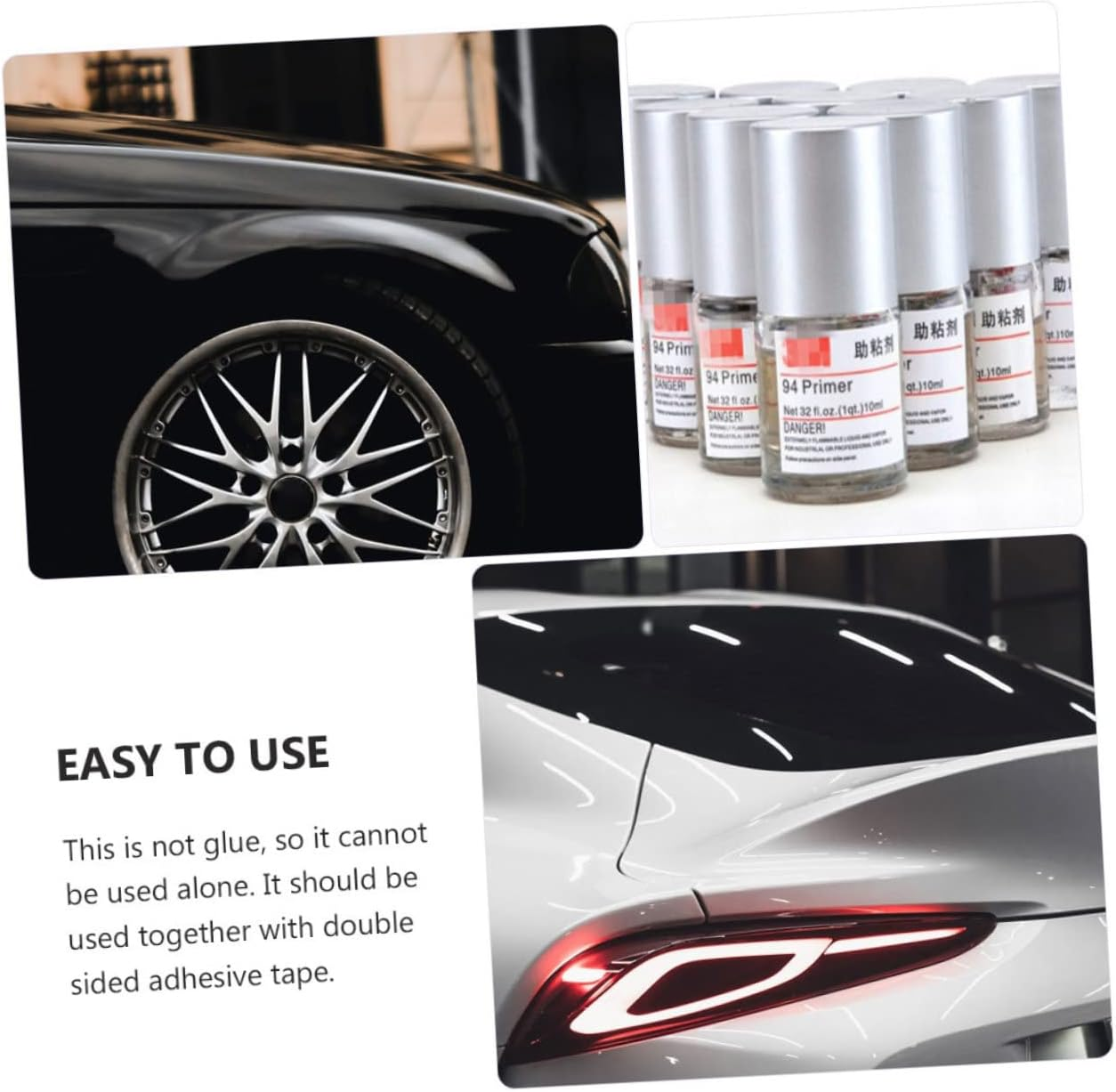 Bottles Adhesion Promoter Automotive Enhancer for Double-Sided Adhesive Tape Use in Car Accessories Modification image number 3