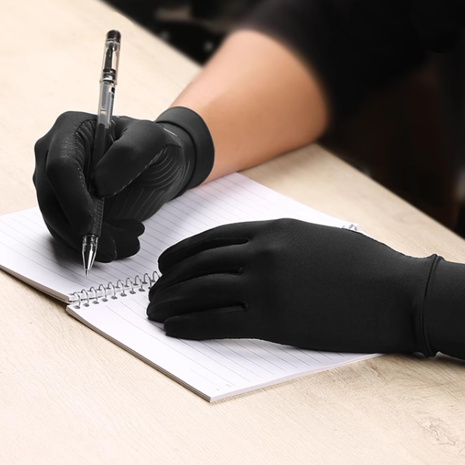 Compression Arthritis Gloves Hand Wrist Brace Finger Pain Relief (M)