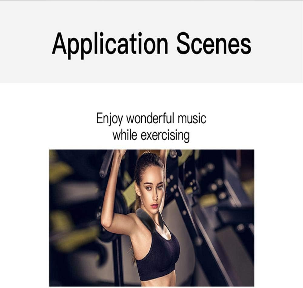 Bluedio HS Neck-Mounted Bluetooth Speaker Portable Wireless Speaker Bass Bluetooth 5.0 FM Radio Support SD Card Slot 1" Black image number 2