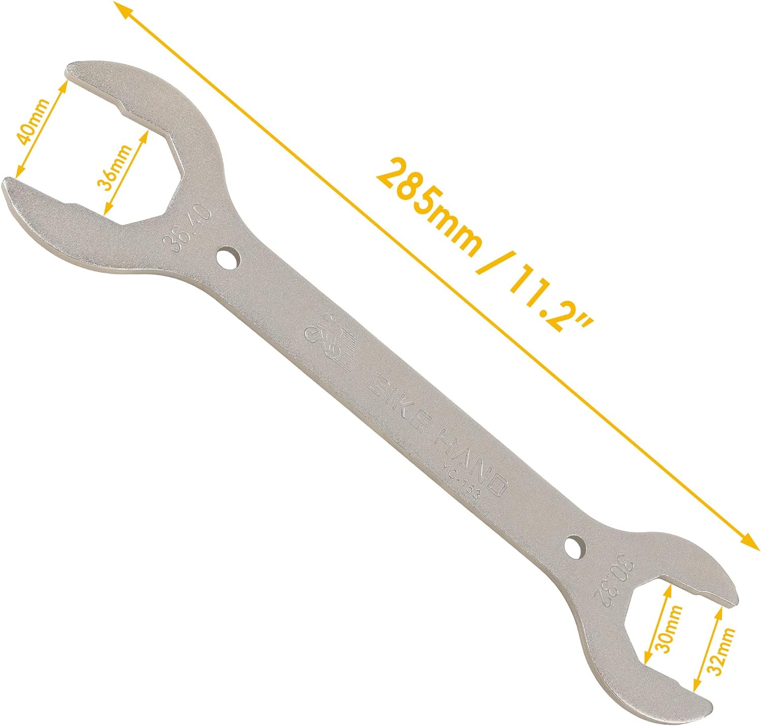 BIKEHAND Bike Headset Top Locknut Install Remove Tool Cone Wrench 30/32/36/40Mm for Vintage Bike Bicycle Threaded Fork image number 1