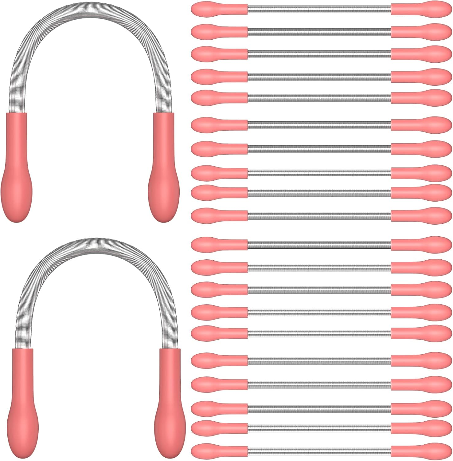 10PCS Facial Hair Remover Spring for Women Face Chin Cheek Mustache Upper Lip Hair Remover Spring Epilator Threading Tool image number 2