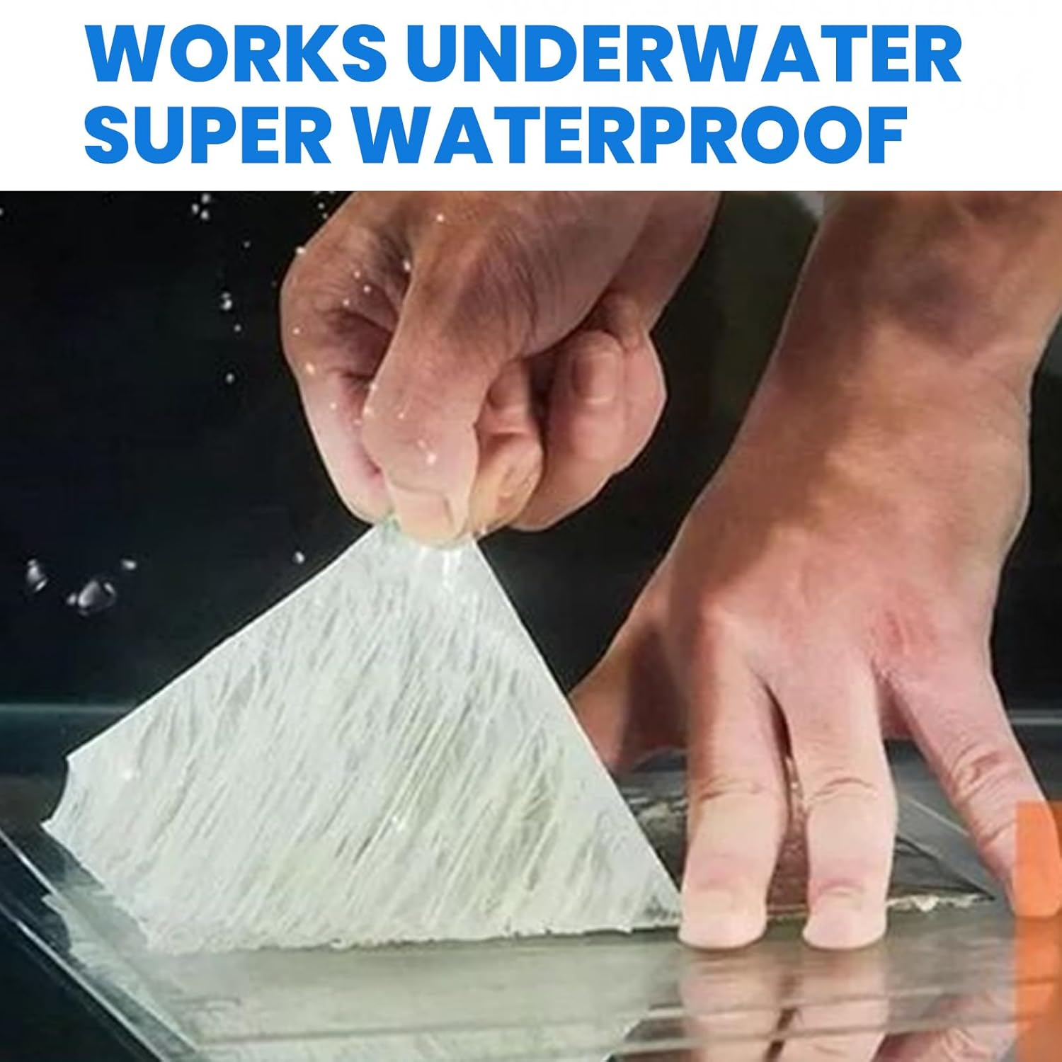 ADHES Butyl Tape Waterproof Tape 50Mm X 5M, Aluminum Foil Tape Butyl Sealant Tape for RV Repair, Window, Silicone, Boat and Pipe Sealing, Glass & EDPM Rubber Roof Patching, Silver image number 3