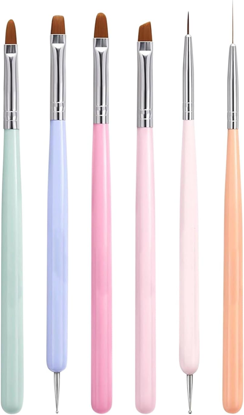 Yulokdwi Nail Paint Pens | Fingernail Polish Pens | Double-Headed Manicure Tool Set Rhinestone Picker for Professional Enthusiasts Women Daily UV Gel Home Studios Travel Indoor Outdoor image number 1