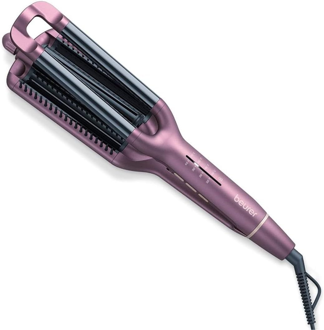 Beurer HT 65 Wave Iron, for Styling 4 Different Wave Styles, Temperature Settings from 160-210&deg;C for All Hair Types, Ceramic Keratin Coating to Protect the Hair, Automatic Switch-Off