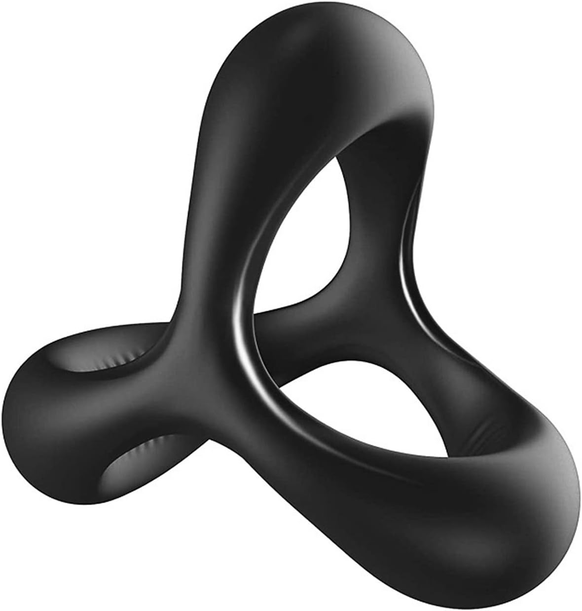 Triangle Design Delay Ring for Training Ring Men Men'S Training Ring Silicone Delay Ring Clock Ring, Durable Soft Adult Toy Enlarge Long Lasting Extension Ring image number 1