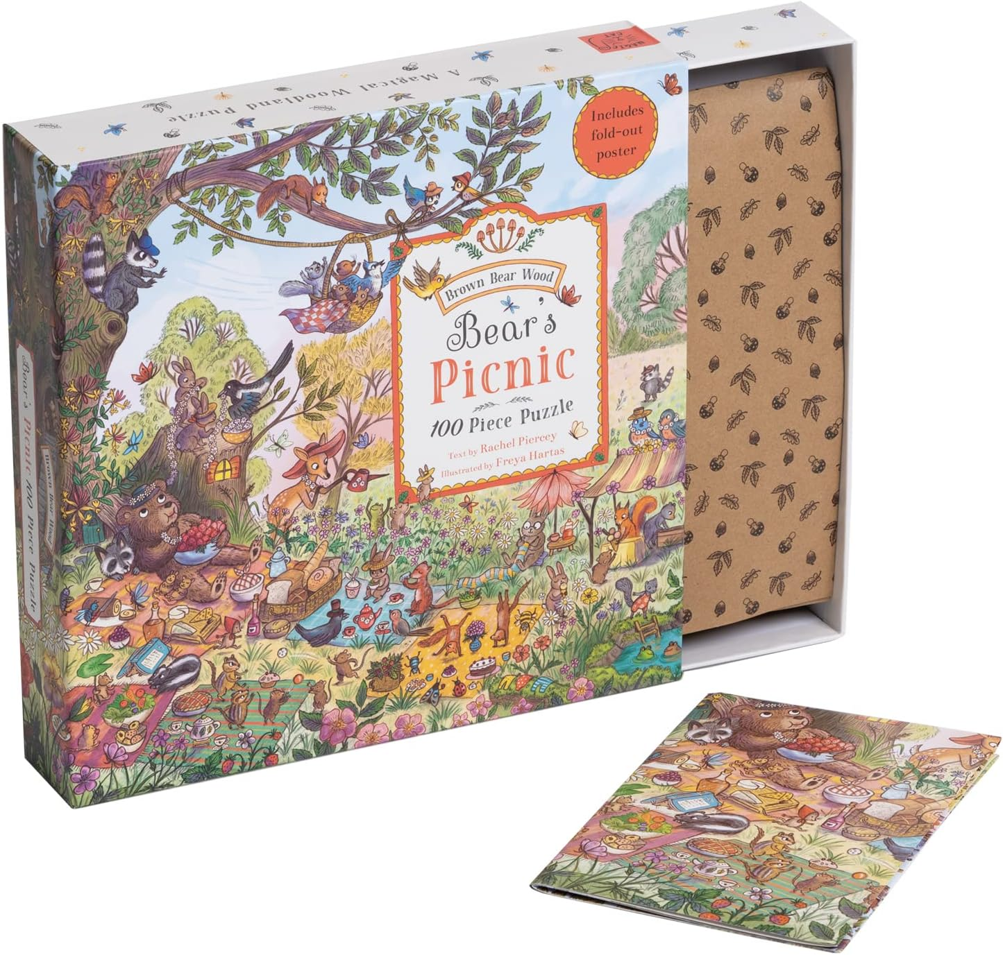 Bear'S Picnic Puzzle: a Magical Woodland (100-Piece Puzzle) image number 6