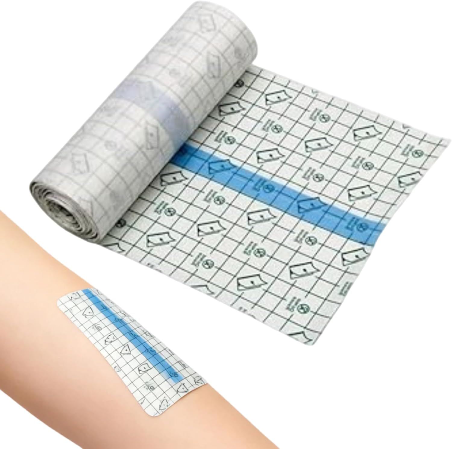 Abeillo Tattoo Aftercare Bandage Roll,Width 15Cm, Length 2M,Waterproof Transparent Film for Initial Healing and Skin Repair，For Example, It Is Applicable Swimming and after Surgery or Tattoos image number 4