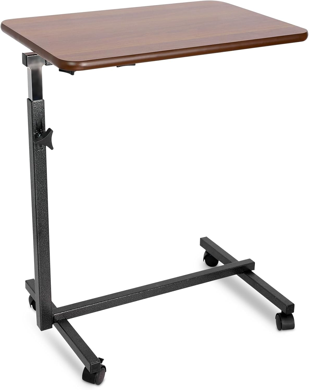 Altus Overbed Table over Chair Bedside Height Adjustable Walnut Desktop image number 6