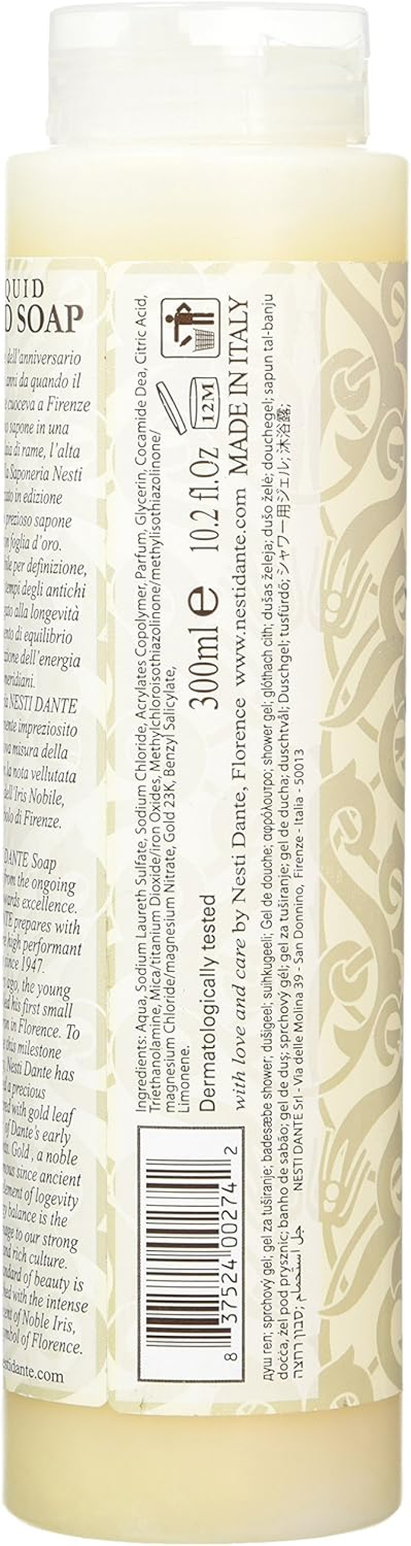 NESTI DANTE Gold, Bath and Shower Gel 300 Ml image number 3