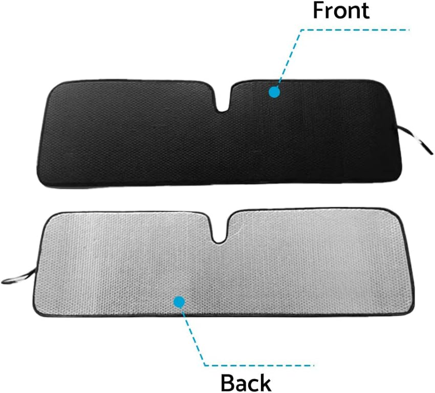 MAX COOL Windshield Sunshade Sun Shade Heat Shield Sun Visor Mat Suitable for Jeep Wrangler JK JKU 2007-2018 image number 3