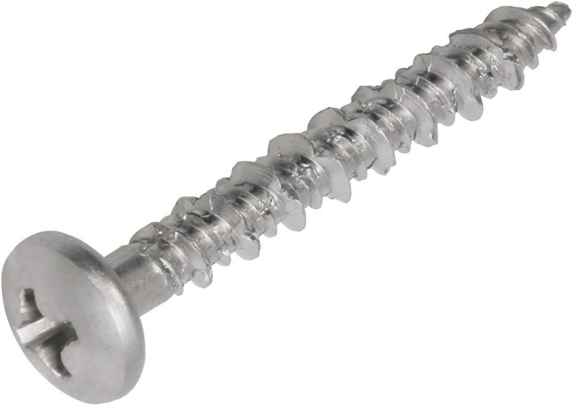 Marvel SCN-438 Stainless Steel Concrete Screws, Pan Head