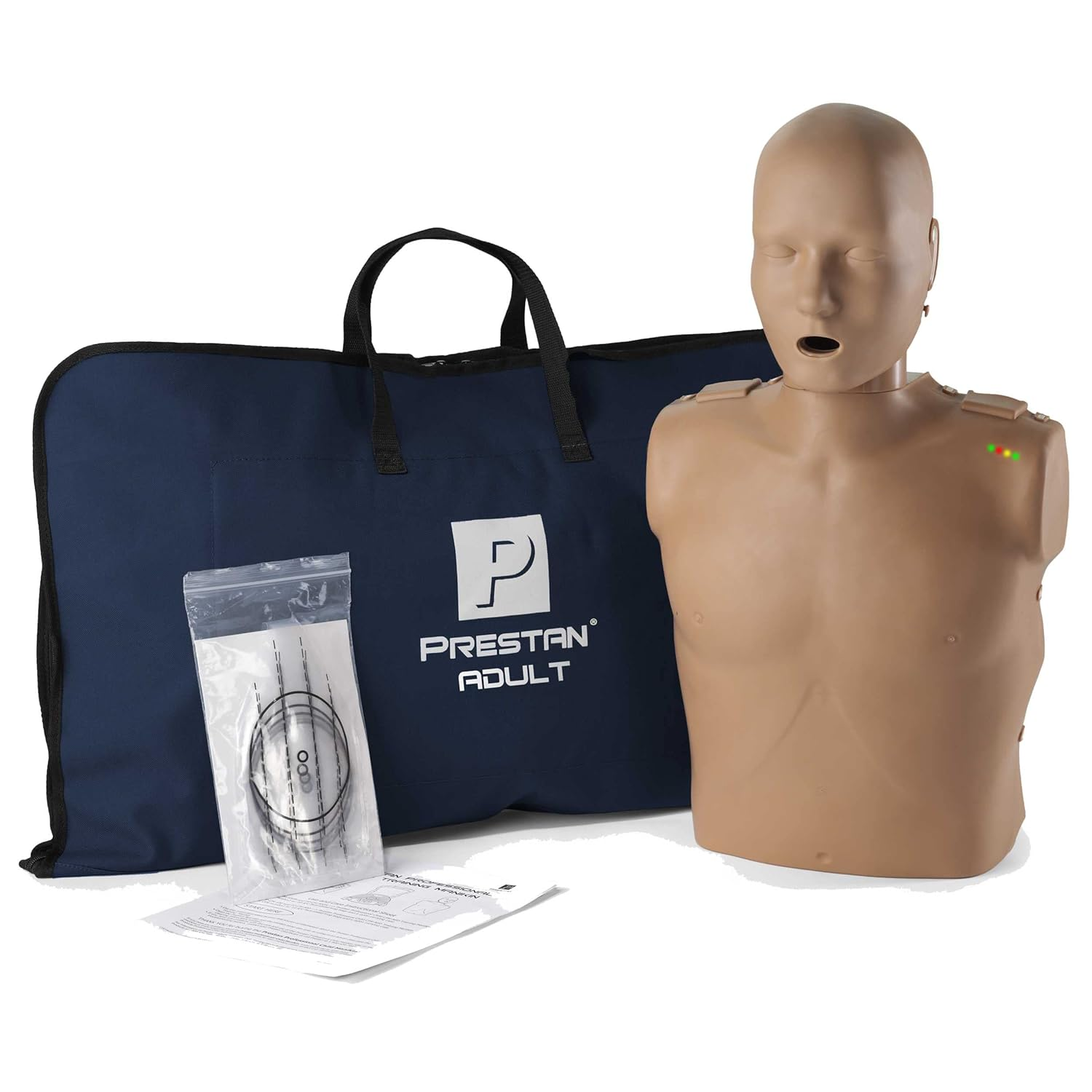Prestan Professional Adult Dark Skin CPR-AED Training Manikin (With CPR Monitor) image number 1