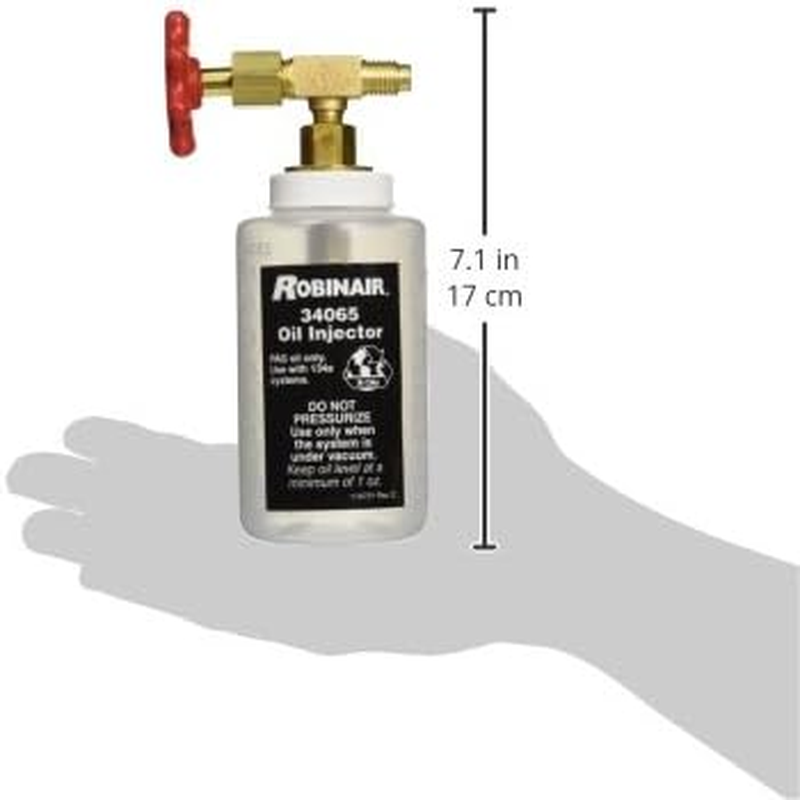 Robinair 34065 R-134A Oil Injector with 1/2" Acme Fitting
