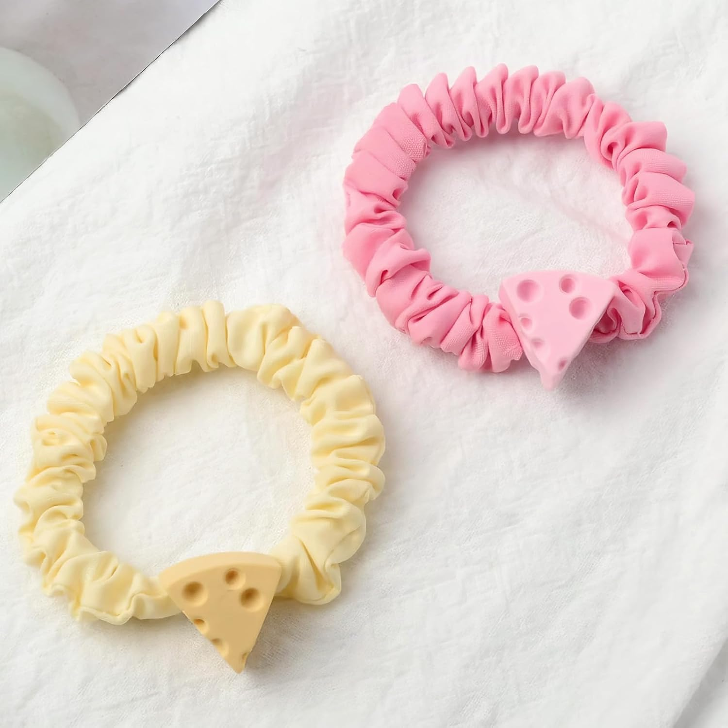 RTRTGS Pack of 8 Hair Bobbles Silk Scrunchies Satin for Women Hair Scrunchies Soft Elastic Silk Large for Women Girls image number 1