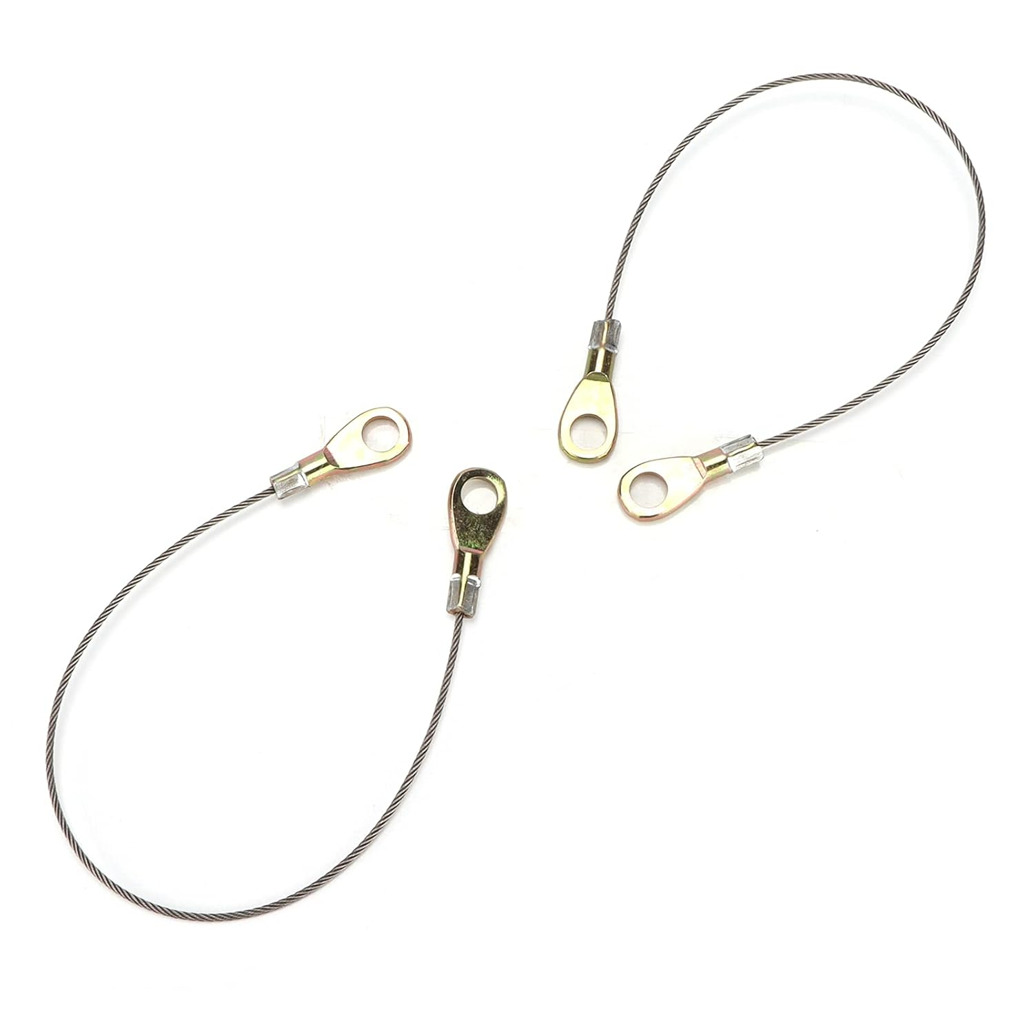 2PCS Tail Gate Cable, Tailgate Cable Hook 53045‑1065 Replacement for Mule 3000 3020, Replacement for Mule 3000 3020, Easy Installation And, Abs+Metal, Professional