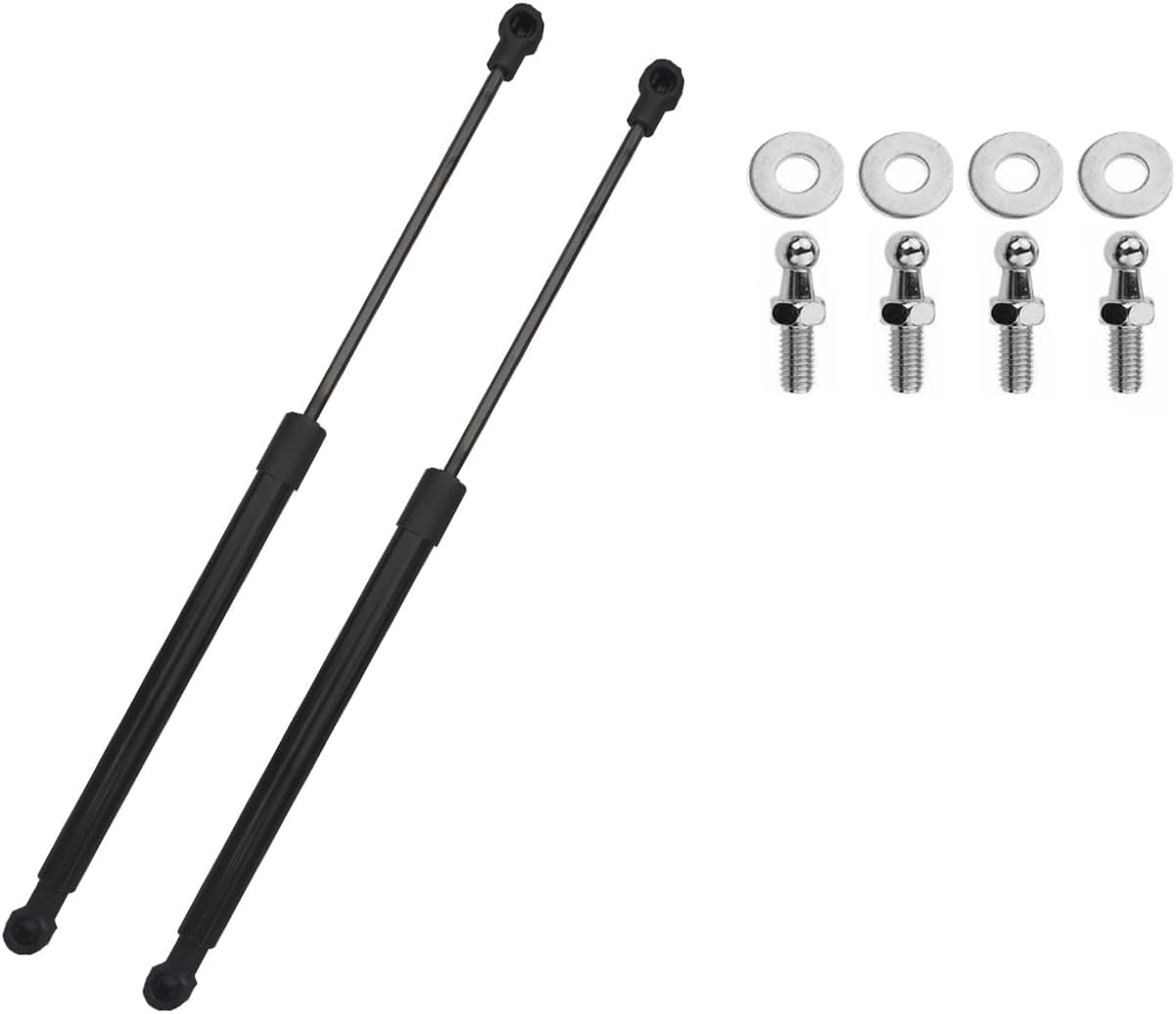 AONNOUS Pair Gas Struts 355Mm Fully Open for Flexiglass Canopy Match OE C16-28554 C16-06389 5003022409 24LBS 370Mm End to End image number 2