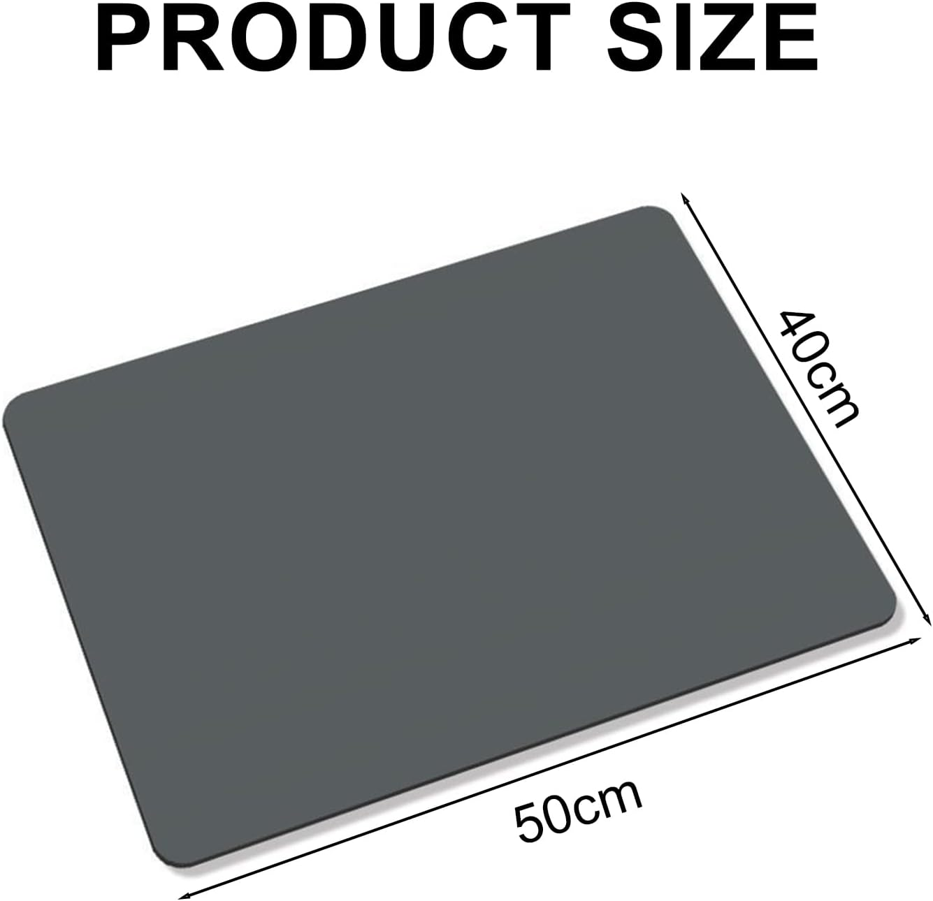 20" X 16" Dish Drying Mats for Kitchen Counter, Coffee Machine Mat, Rapid Water Absorption. Stone Drying Mat Kitchen, Coffee Maker Mat for Countertops, for Coffee Machines, Coffee Pots, Dish Racks image number 3