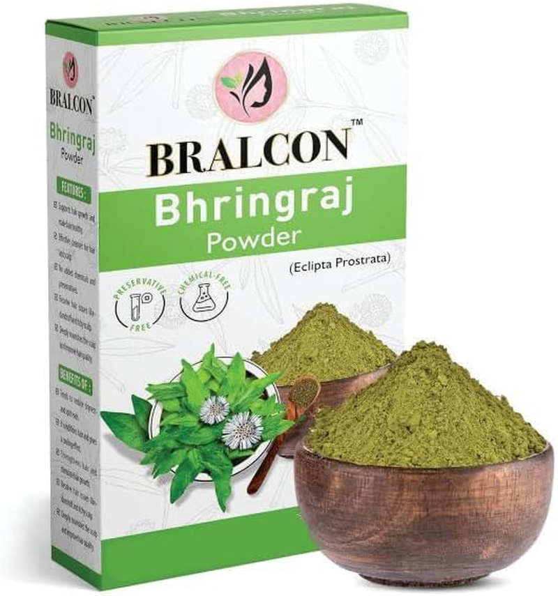 BRALCON Methi, Amla, Shikakai, Bhringraj, Hibiscus Powder Combo-500G (100G X 5 Pack) for Hair & Skin Care in Seperate Packaging
