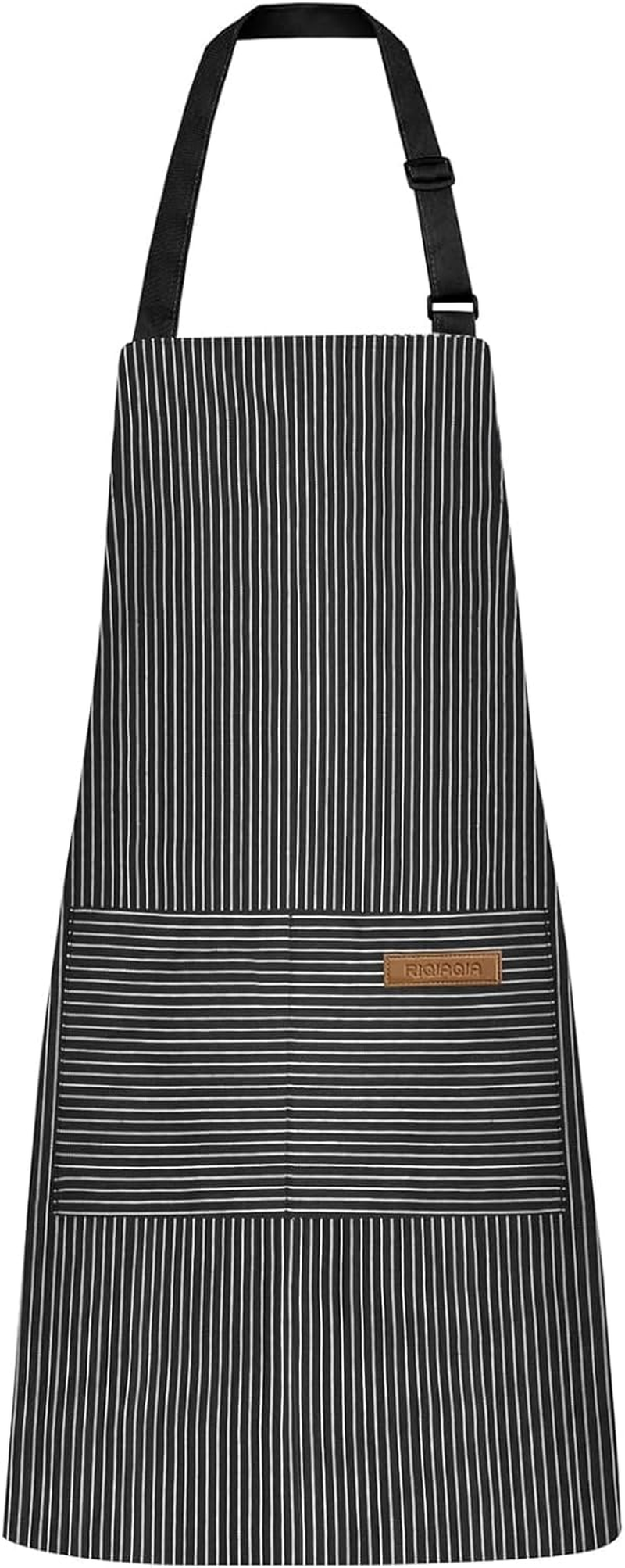 Sihuitu Adjustable Apron Unisex Apron with Pocket Cooking Kitchen Chef Aprons for Women Men Home Kitchen Butchers BBQ Restaurant