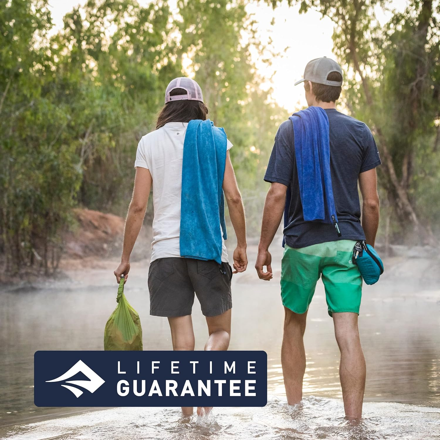 Sea to Summit Tek Towel, Plush Camping and Travel Towel, Large (24 X 48 Inches), Desert Brown image number 2