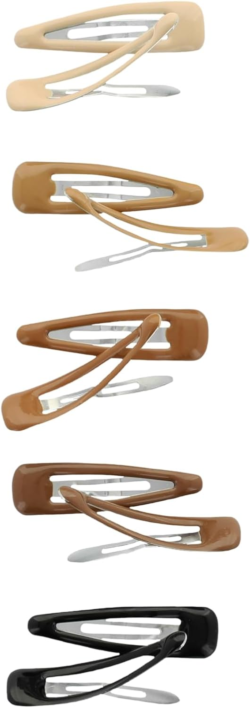 Franck Provost - Pack of 12 Clic Clac Hair Clips - Hairstyle - Random Color image number 4