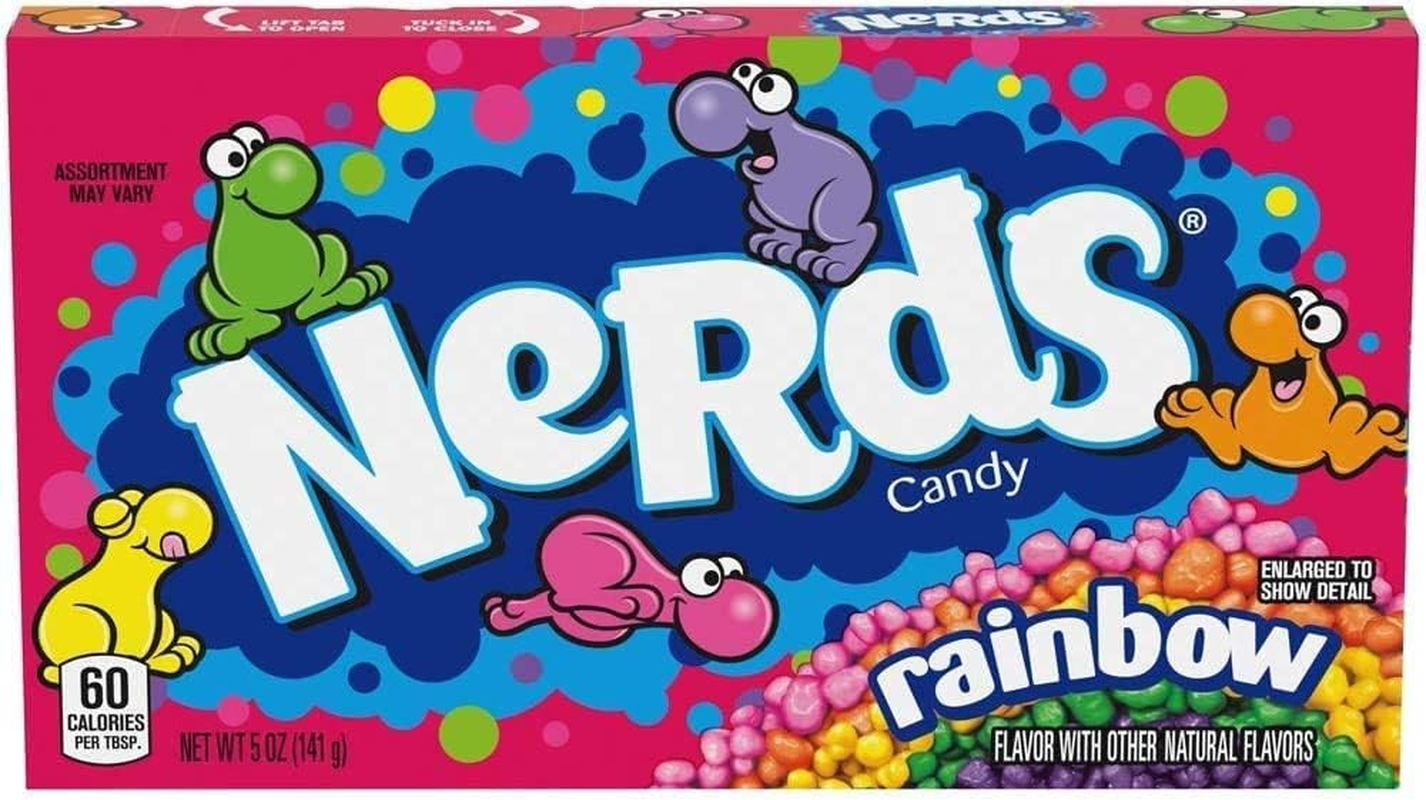 Wonka Rainbow Nerds Theatre Box 141.7G Pack of 2, Multicolor image number 4