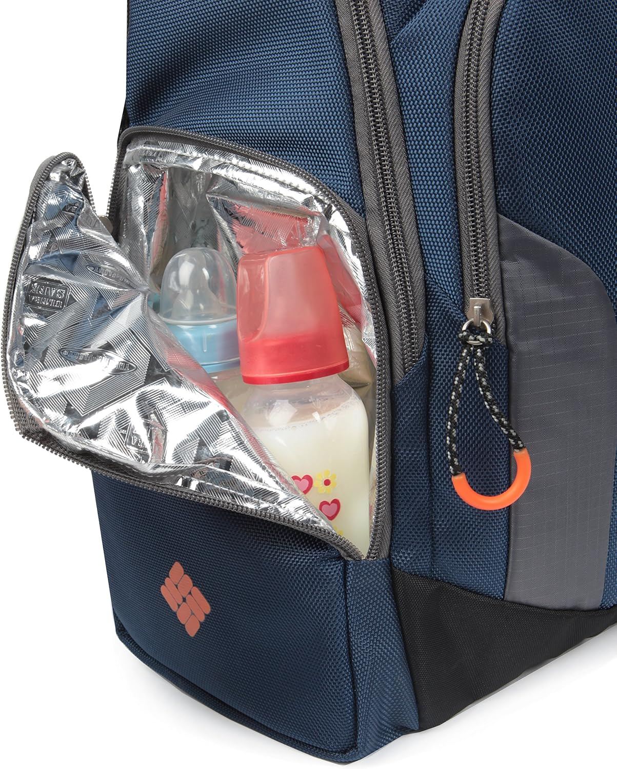 Columbia Summit Rush Backpack Diaper Bag, Navy Large image number 3