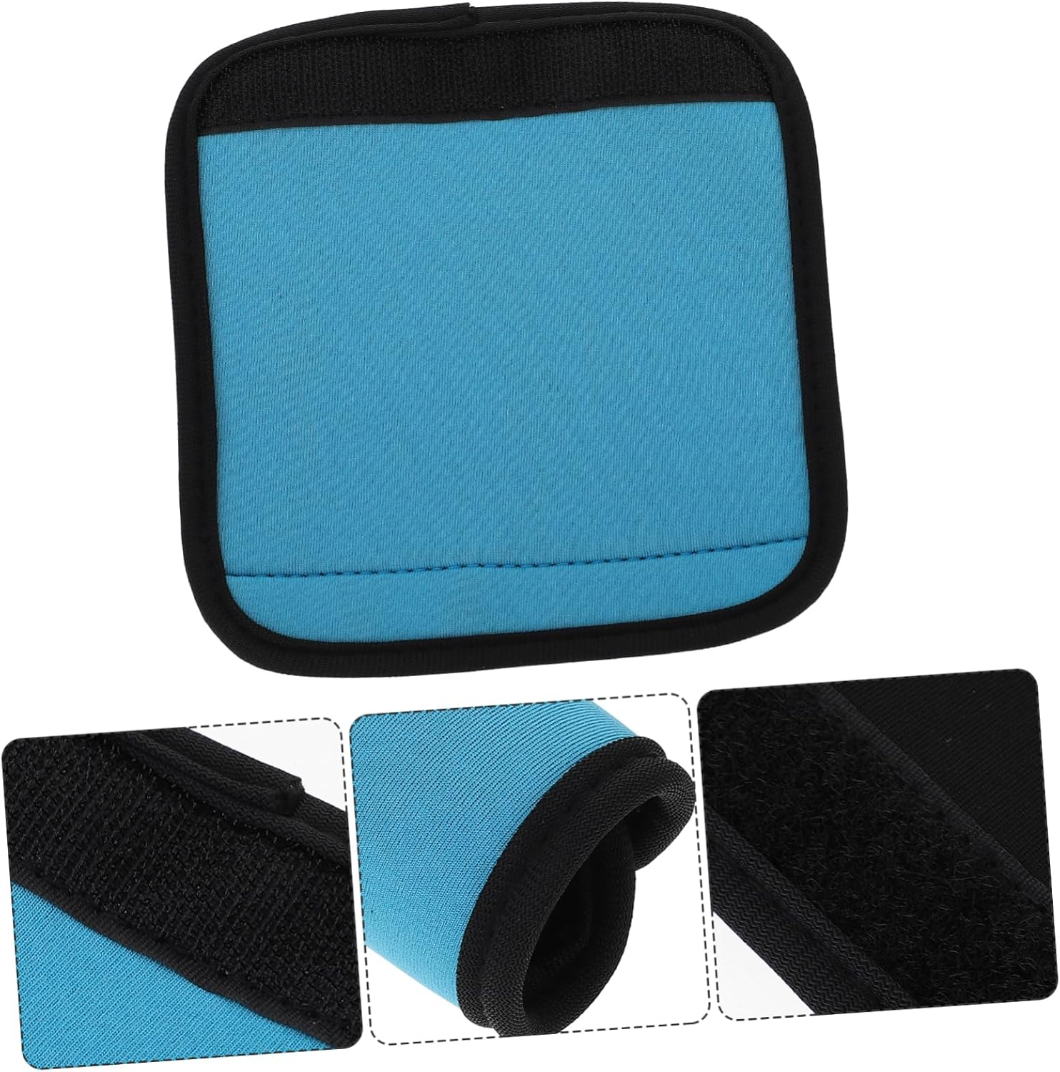 WATIIFUFU 4Pcs Travel Containers Neoprene Handle Wraps Luggage Handle Covers for Suitcase image number 5