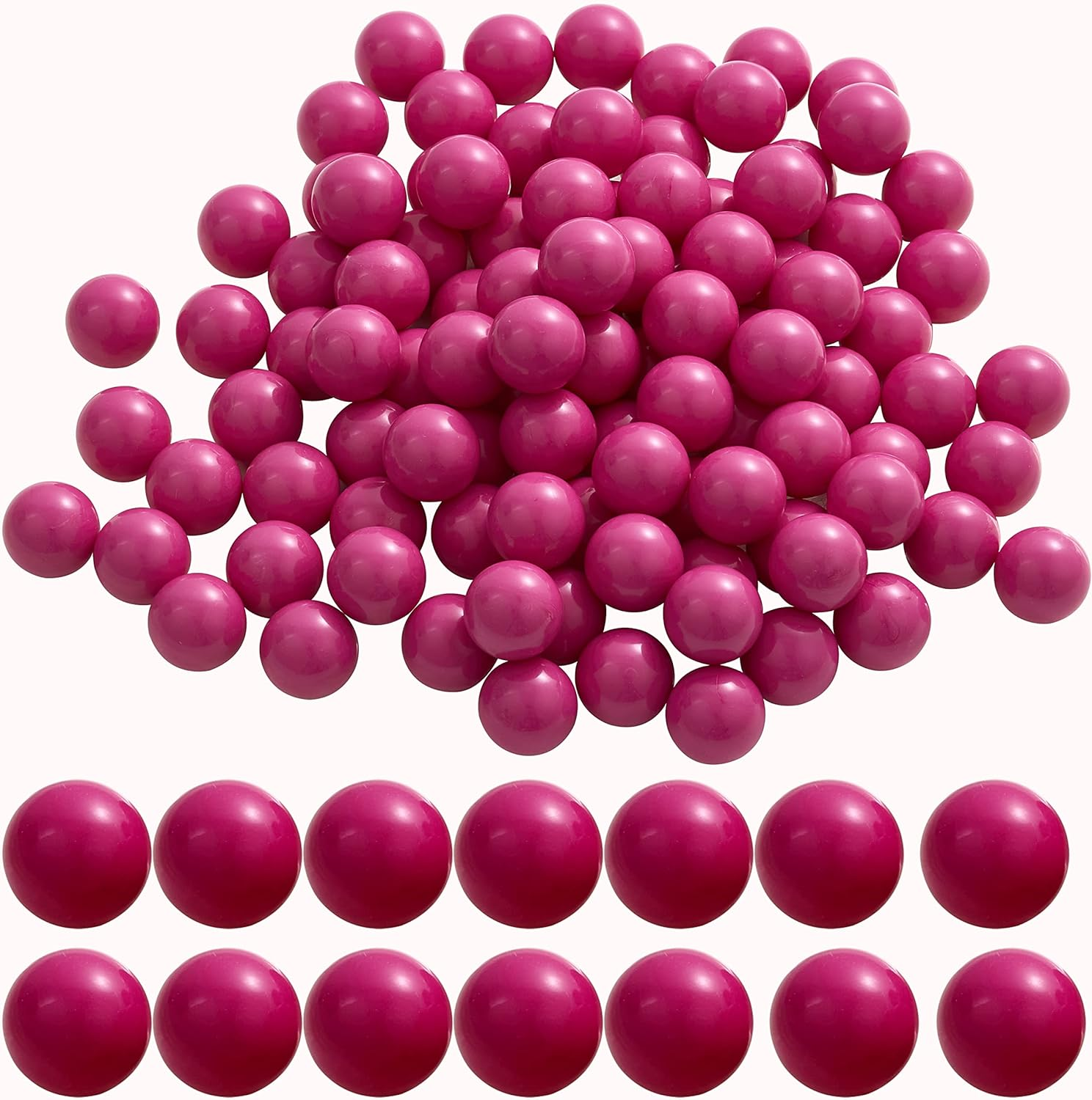 100 X .68 Cal Paintball Kinetic Rounds for Self Defense and Practice, Reusable .68 Caliber Paintball Ammo Solid Nylon Balls Projectile Fit for Byrna SD/LE/EP, Salt Supply S2 and T4E HDR68 (3.7 Grams) - Bule image number 5