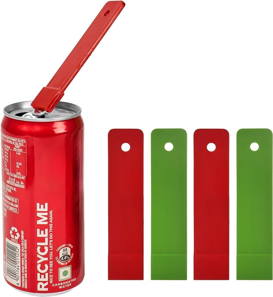 Pop Can Opener &ndash; 4 Pack Beer Can Opener, Soda Can Tab Opener, Party Essential Tool, Great Tool for Bartenders image number 1