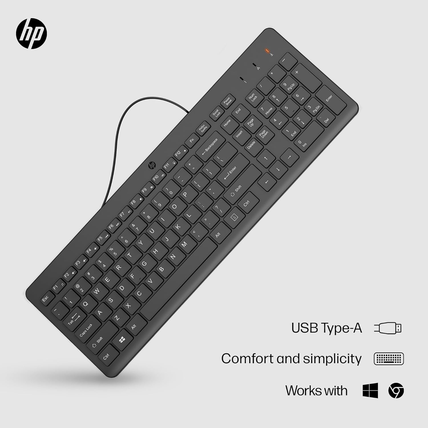 HP 150 Wired Keyboard image number 1