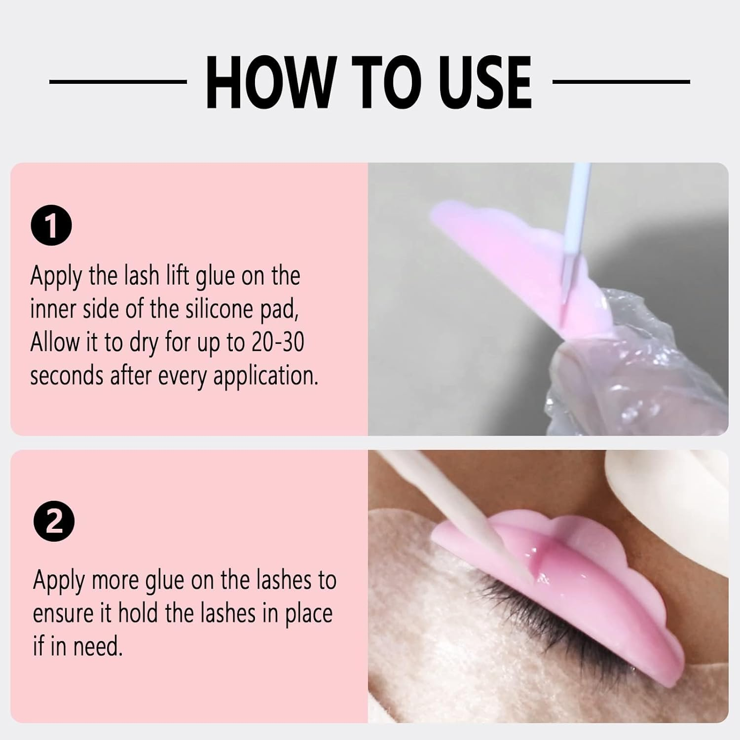 Libeauty Eyelash Lift Glue, 7Ml Lash & Brow Adhesives Super Sticky Adhesive Dissolves Quickly Dry (0.24 Oz) image number 3