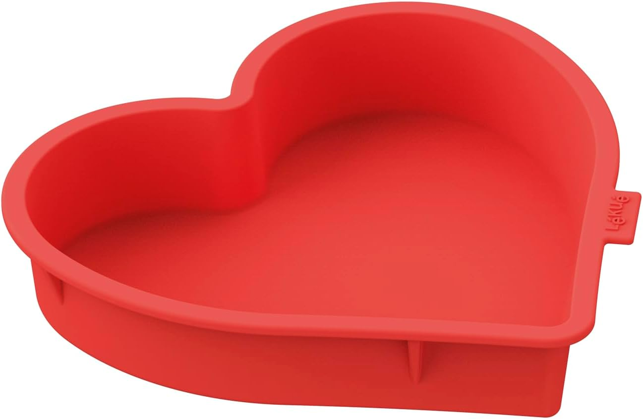 Lekue Heart Cake Mold, Red image number 4