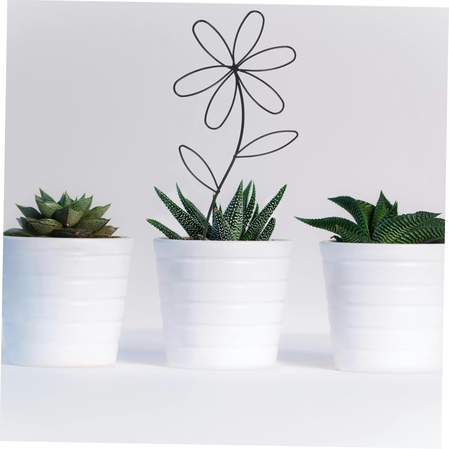 Yardwe 2Pcs Metal Plant Trellis Climbing Rack for Potted Plants Outdoor Heavy Duty Support Garden Supplies image number 1