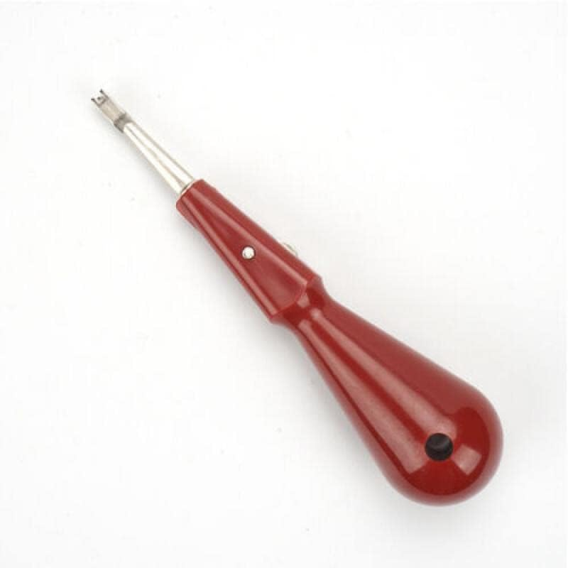 NBN Telstra Punch down Tool, ISGM HFC Quante SID Insertion Tool with Metal Tip for 0.8Mm Wire, Red Handle Network Termination Tool image number 1